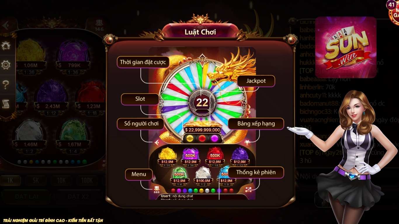 Chế độ chơi game Sun Rồng Sunwin